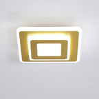 Multi Square LED Flush Mount Ceiling Fixture Light for Hallway Entryway