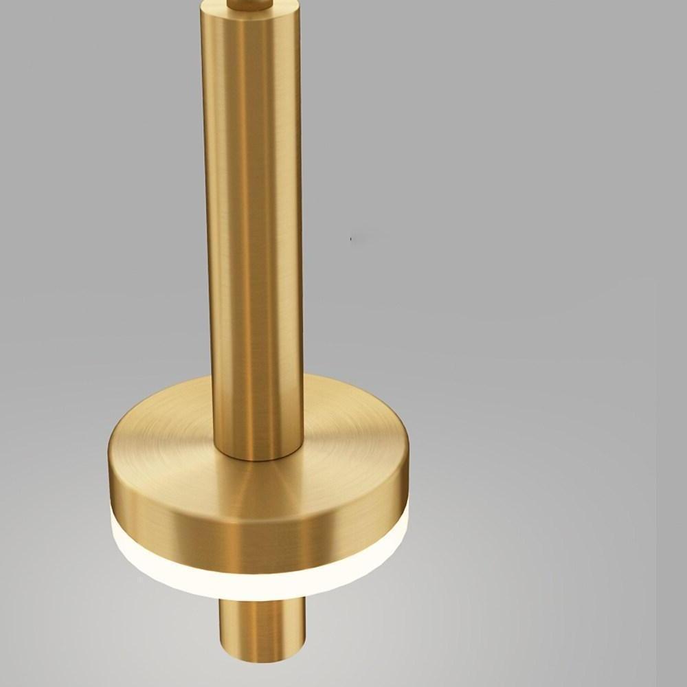 Circle Cylinder LED Gold Nordic Pendant Light Hanging Lamp