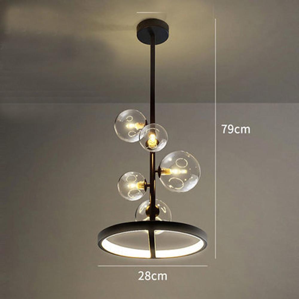 Circles Glass Balls LED Modern Pendant Lighting Ceiling Lights