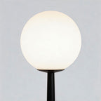 Outdoor Black Floor Lamps Roman Column Vintage Landscape Light