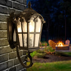 Outdoor Black Sconce European-Style Waterproof Lanterns