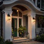 2 PCS Outdoor Black Sconce Vintage Style Wall Lantern