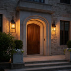 2 PCS Outdoor Black Sconce Vintage Style Wall Lantern