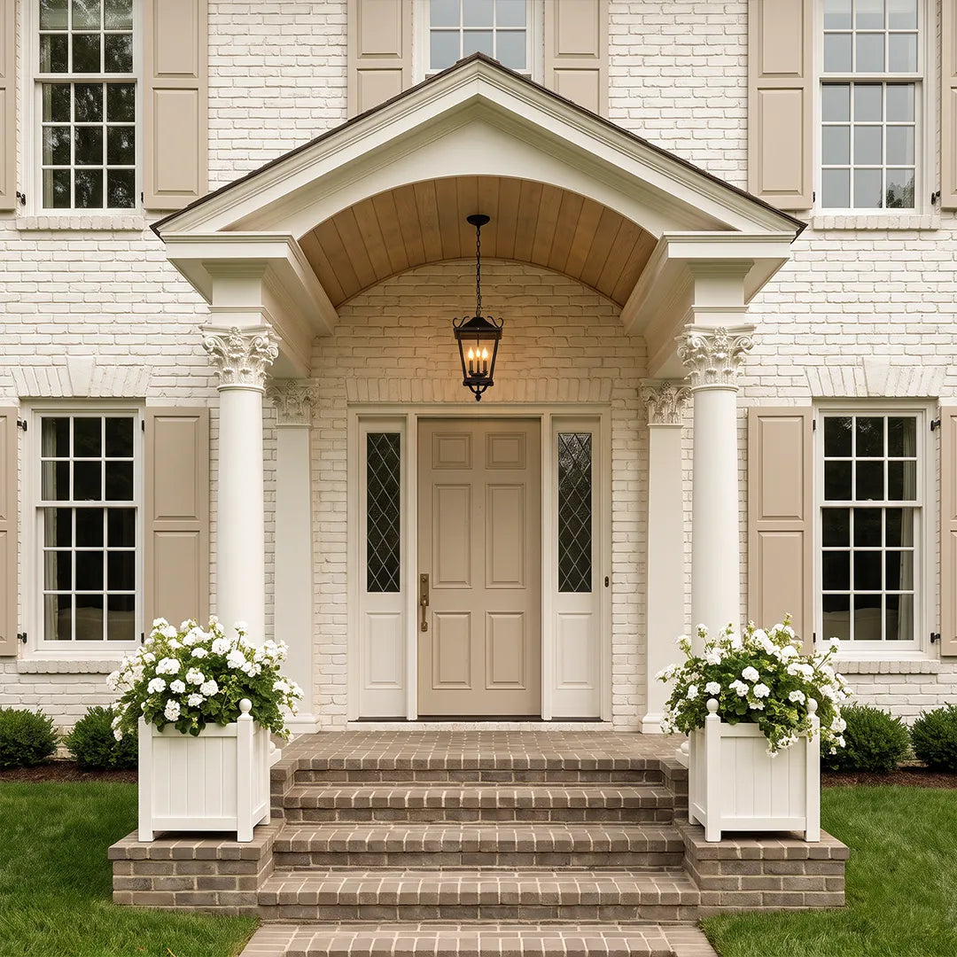 2 PCS Outdoor Ceiling Pendant Light European Vintage Hanging Lantern