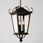 2 PCS Outdoor Ceiling Pendant Light European Vintage Hanging Lantern