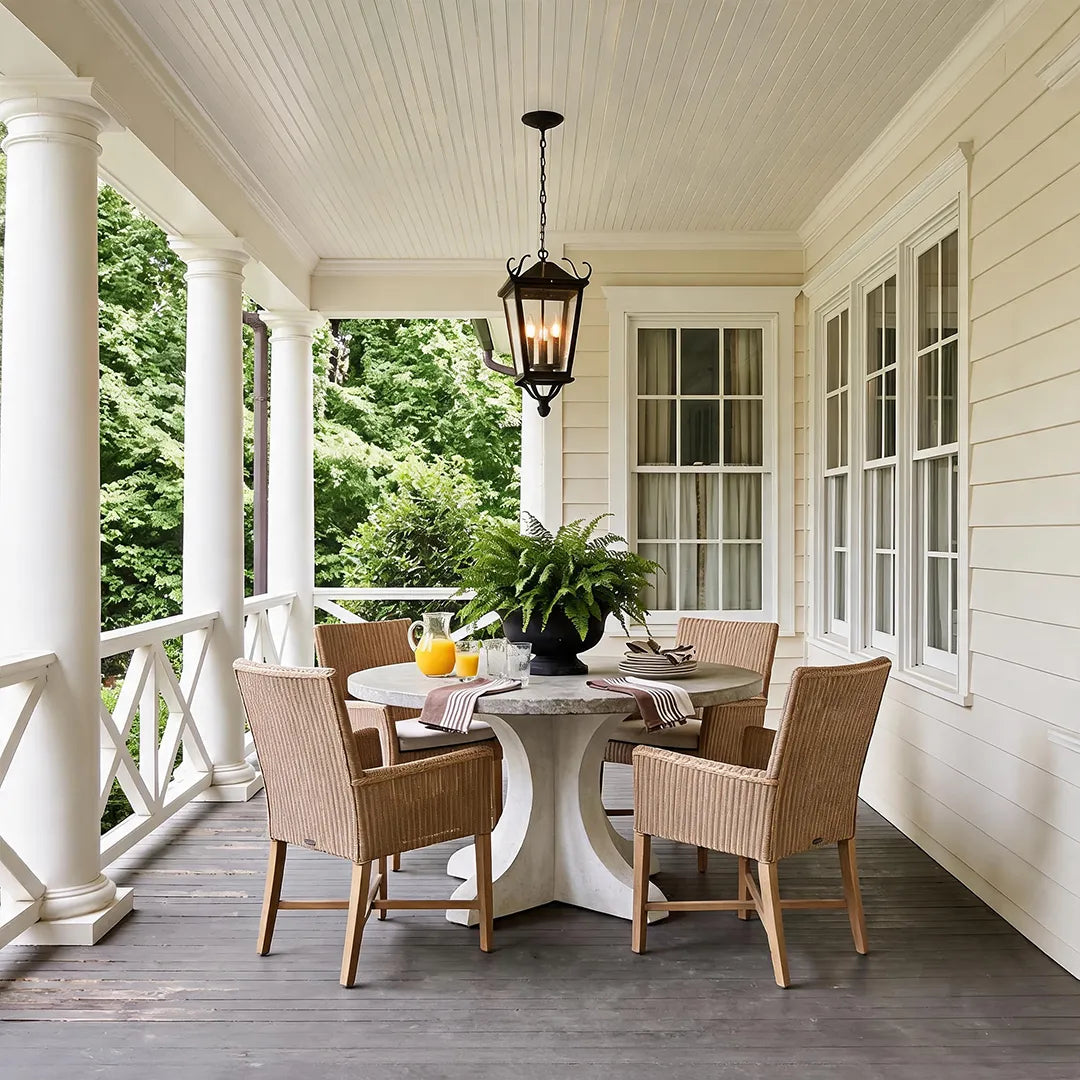 2 PCS Outdoor Ceiling Pendant Light European Vintage Hanging Lantern