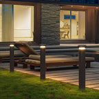 Modern Cylinder Bollard LED Garden Lights Durable Landscape Lighting