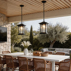 Outdoor Hanging Lights for Porch American Waterproof Pendant Light