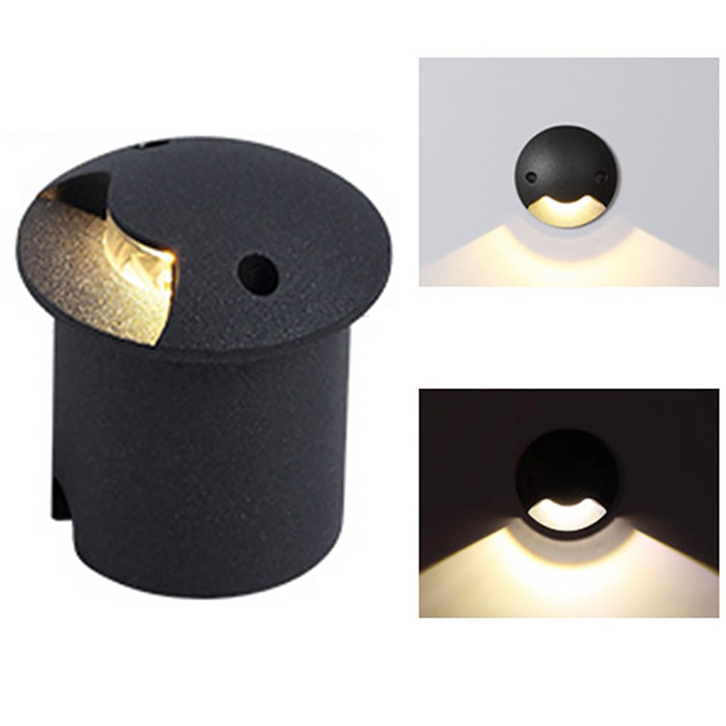 Sleek LED Cap Light for Garden Stairs, Deck & Pathways