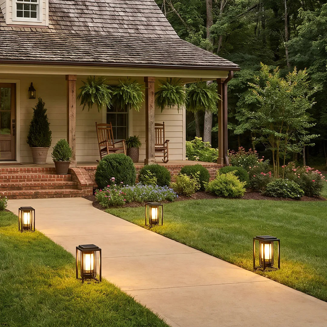 Outdoor Lantern Light Fixture Modern Landscape Lighting