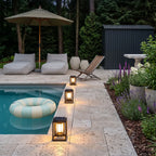 Outdoor Lantern Light Fixture Modern Landscape Lighting