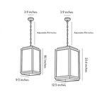 Outdoor LED Pendant Light Fixtures Waterproof Ceiling Light