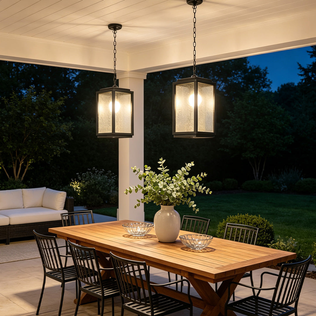 Outdoor LED Pendant Light Fixtures Waterproof Ceiling Light