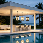 Outdoor LED Pendant Light Fixtures Waterproof Ceiling Light