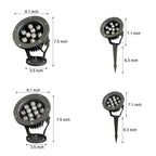 Outdoor LED Spotlights Modern Energy Efficient Lighting for Gardens