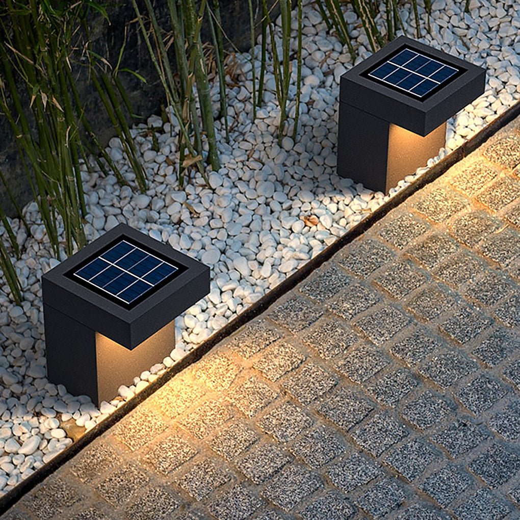 Eco-Friendly Modern Outdoor LED Path Lamp in Minimalist Design