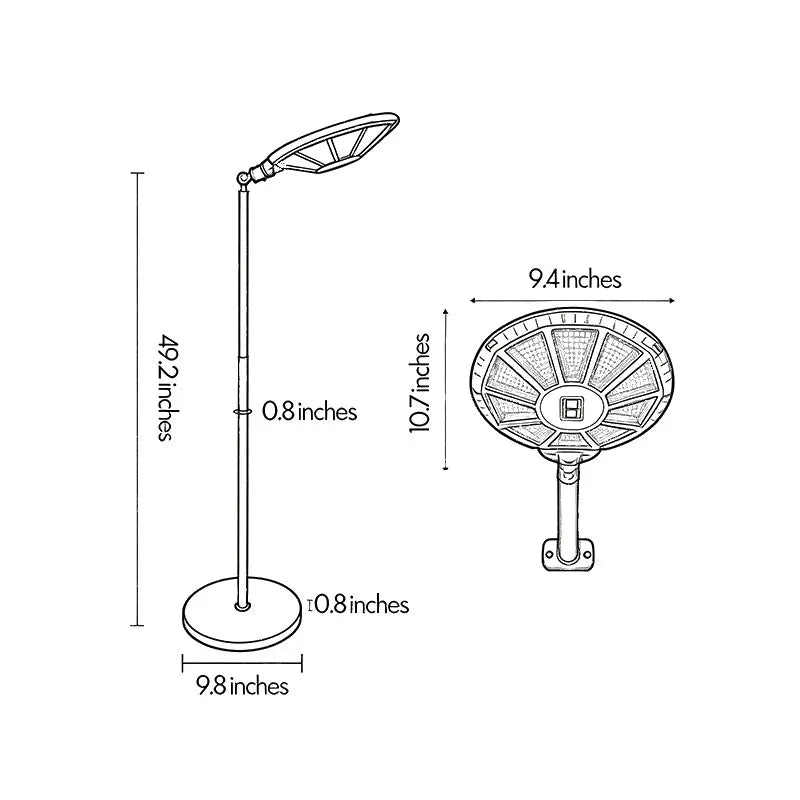 Outdoor Modern Floor Lamps Solar Motion Sensor Outdoor Wall Light