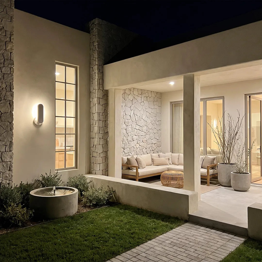 Outdoor Modern Wall Lighting Minimalist Cement LED Light