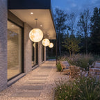 Outdoor Moon Lamp Spherical Resin Landscape Decorative Light