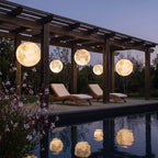 Outdoor Moon Lamp Spherical Resin Landscape Decorative Light