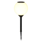 Glass Outdoor Path Light Globe Ball-Shaped LED Solar Light