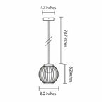 Outdoor Pendant Lighting Modern Waterproof Landscape Ceiling Light