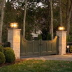 Square Pillar Lights Outdoor Waterproof Solar Gate Light