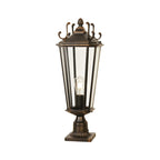 2 PCS Outdoor Pillar Light Fixtures European Vintage Light
