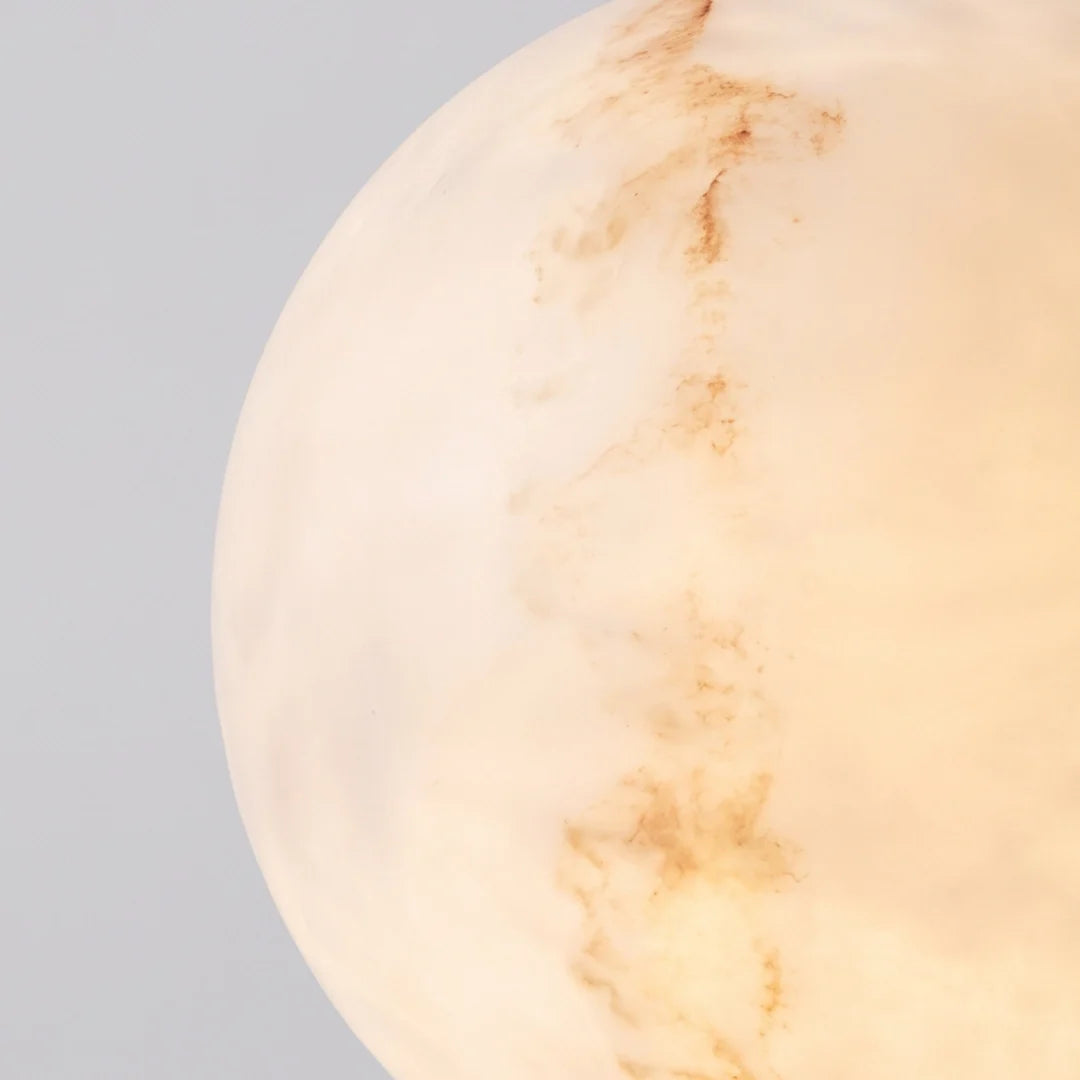 Outdoor Pillar Lights Faux Waterproof Moon Globe Light