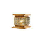 Outdoor Pillar Lights Solar Modern Decorate All-Copper Light
