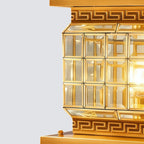 Outdoor Pillar Lights Solar Modern Decorate All-Copper Light