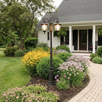 Outdoor Post Light Fixture European Garden Lamp Post
