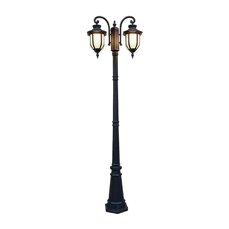 Outdoor Post Light Fixture European Garden Lamp Post