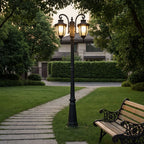 Outdoor Post Light Fixture European Garden Lamp Post