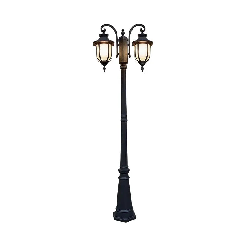 Outdoor Post Light Fixture European Garden Lamp Post