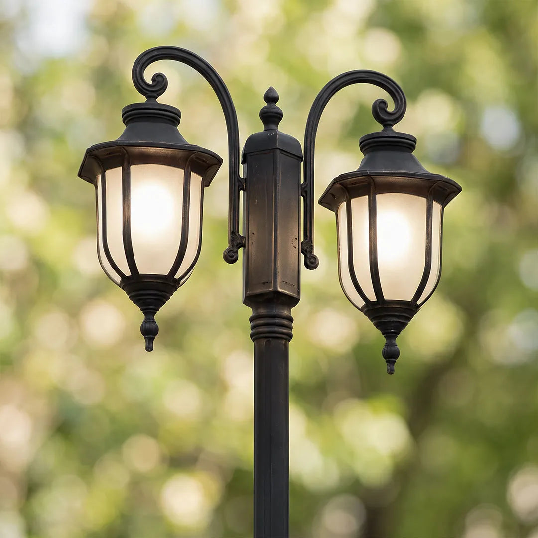 Outdoor Post Light Fixture European Garden Lamp Post