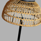 Outdoor Solar Pendant Light Modern Woven Floor Light