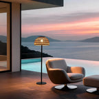 Outdoor Solar Pendant Light Modern Woven Floor Light