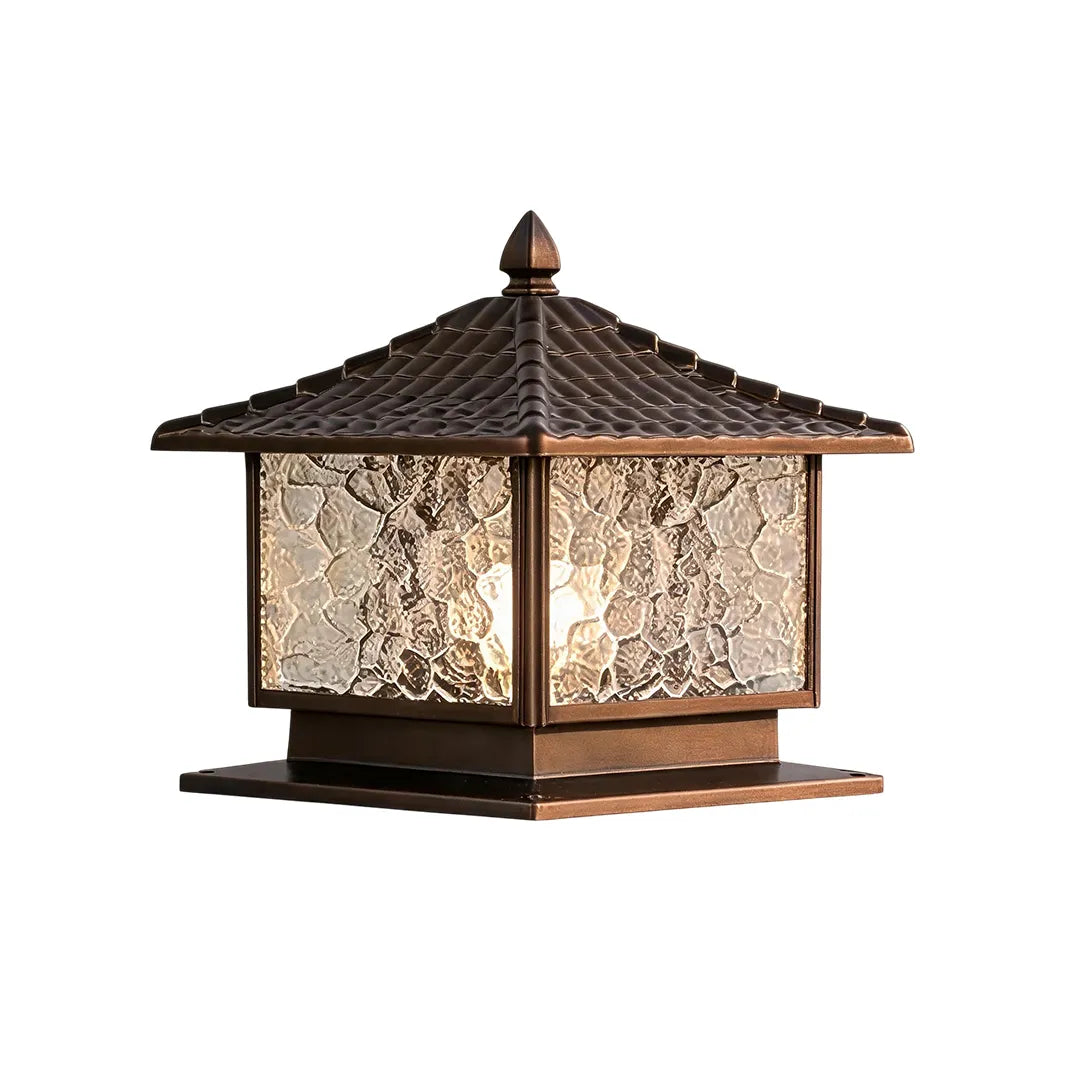 Landscape Pillar Lighting Vintage Roofline Outdoor Light