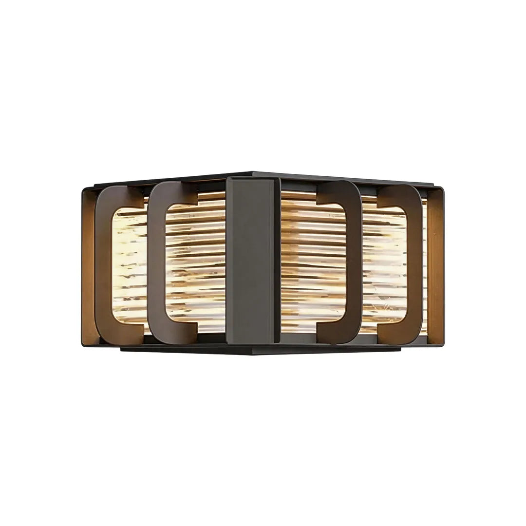 Outdoor Solar Pillar Lights Modern Black Courtyard Light