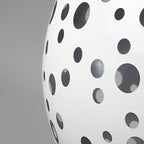 Outdoor Sphere Light Waterproof Round Hollow Metal Modern Light