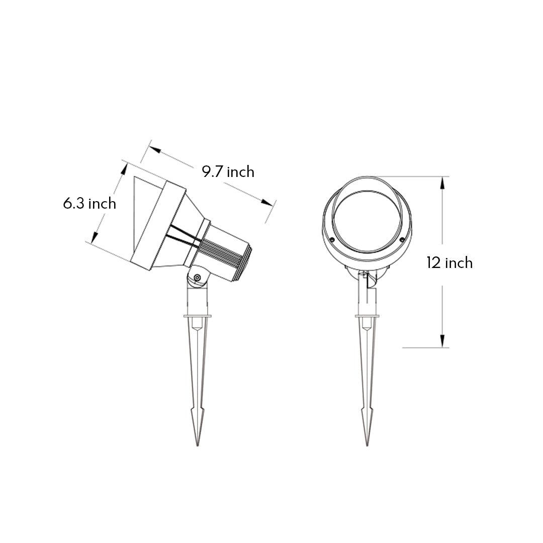 LED Ground Stake Lights Nordic Minimalist Spotlight