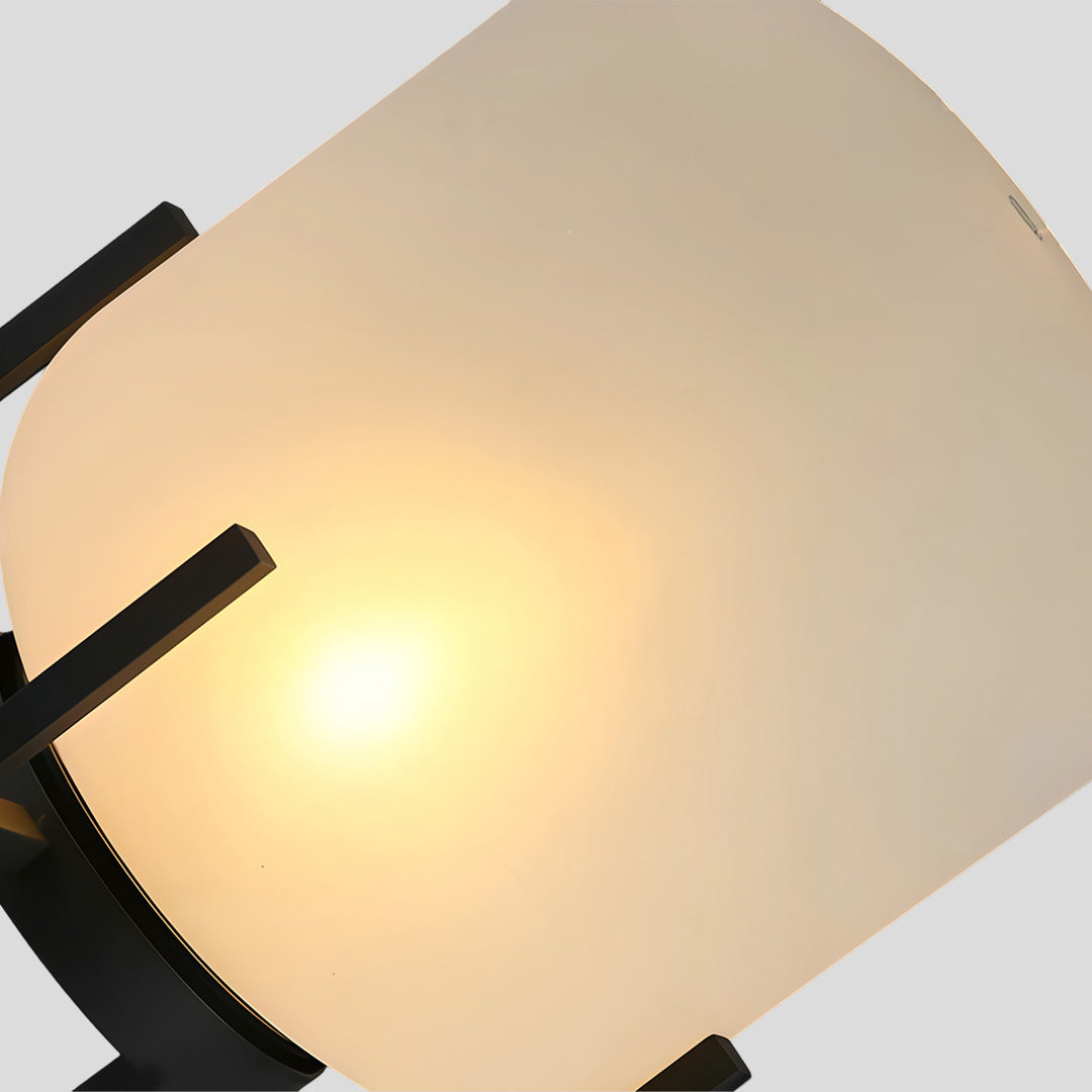 Outdoor Standing Light Lantern LED Metal Floor Lamp