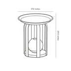 Outdoor Tray Floor Lamp Modern Dual-Function Waterproof Solar Lamp