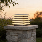 Outdoor Wall Pillar Lights Modern Waterproof Outdoor Garden Light