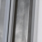 Silver Outdoor Wall Lights Modern Waterproof Glass LED Light