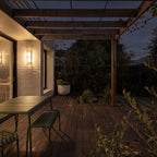 Gold Outdoor Wall Lights Luxury Waterproof LED Art Light