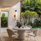 Modern Outdoor Wall Light Waterproof Linear Glass LED Light
