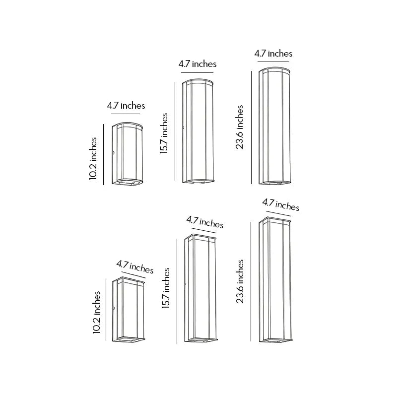 Up down Lighting Wall Sconce Modern Outdoor Waterproof LED Light