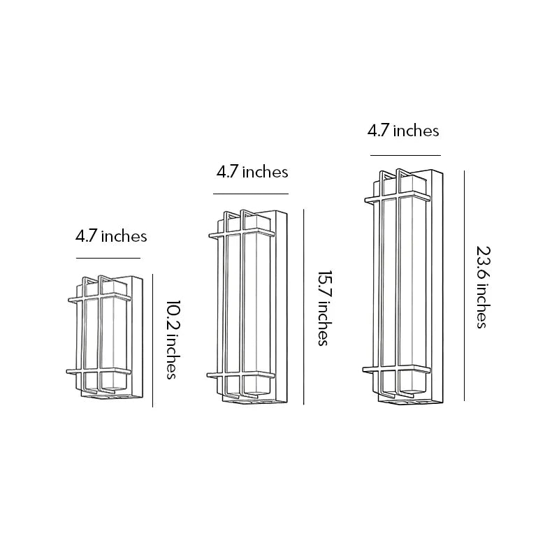 Up and Down Wall Light Modern Outdoor Waterproof LED Light